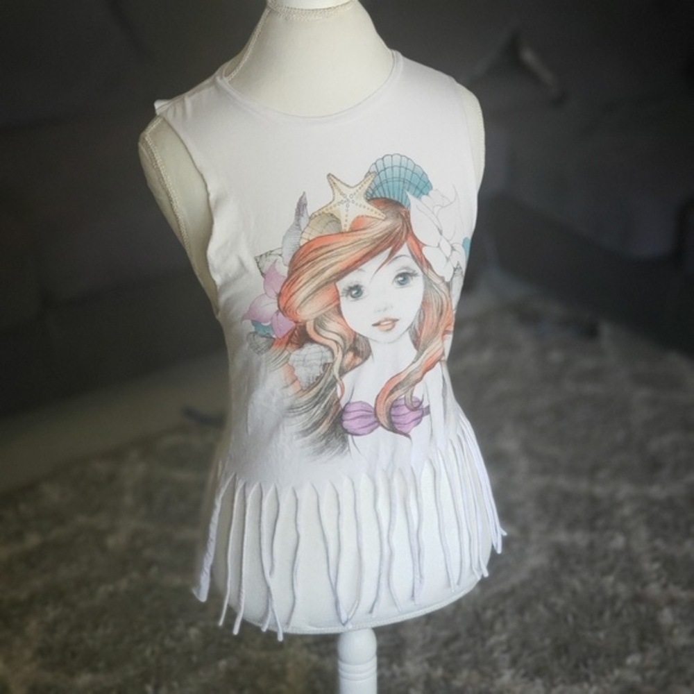 Disney Upcycled Little Mermaid Aeriel tshirt medium‎